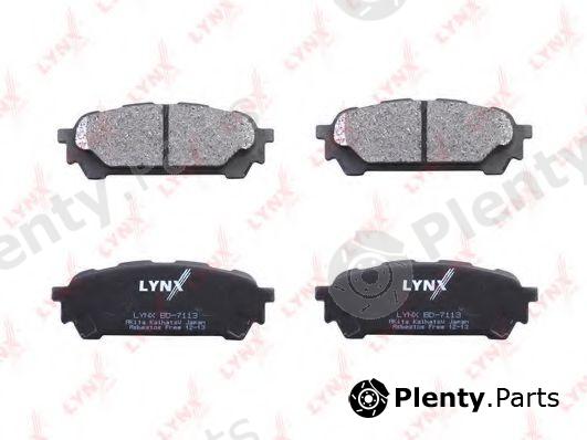  LYNXauto part BD7113 Brake Pad Set, disc brake
