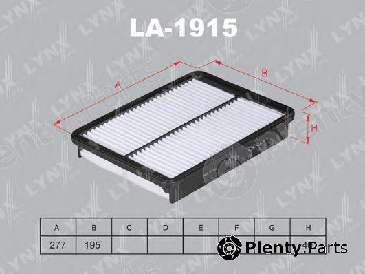  LYNXauto part LA-1915 (LA1915) Air Filter
