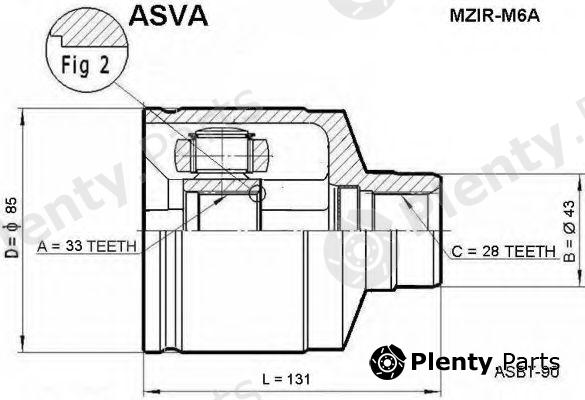  ASVA part MZIRM6A Replacement part