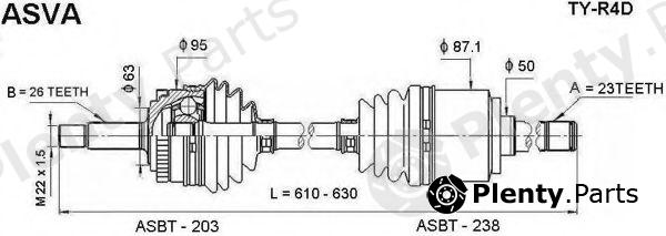 ASVA part TYR4D Replacement part