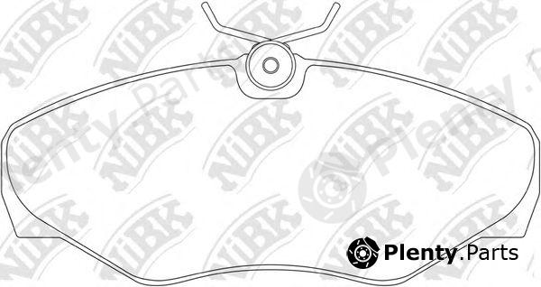  NiBK part PN0198 Brake Pad Set, disc brake