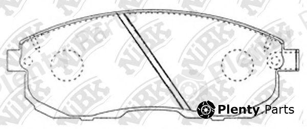  NiBK part PN2201 Brake Pad Set, disc brake