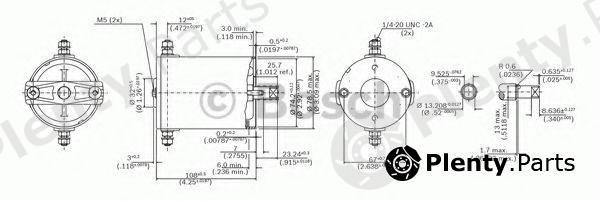  BOSCH part F000MM0805 Electric Motor, interior blower