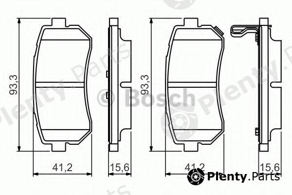  BOSCH part 0986495354 Brake Pad Set, disc brake