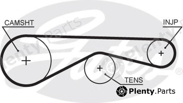  GATES part 5677XS Timing Belt