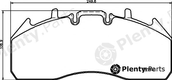  TEXTAR part 2917429224T3032 Brake Pad Set, disc brake