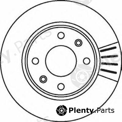  JURID part 562027JC Brake Disc