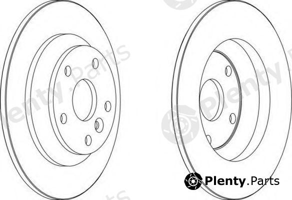  FERODO part DDF1616 Brake Disc