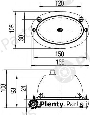  HELLA part 1BA996261-021 (1BA996261021) Headlight