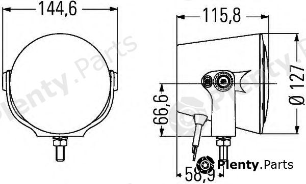  HELLA part 1F0010186-201 (1F0010186201) Spotlight