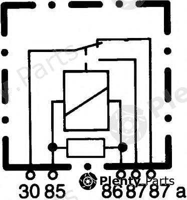  HELLA part 4RD933332-261 (4RD933332261) Relay, main current