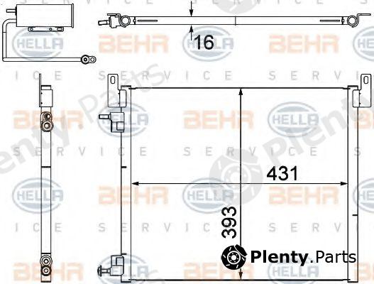  BEHR part 8FC351304-481 (8FC351304481) Condenser, air conditioning