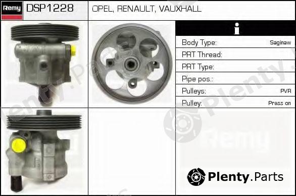  DELCO REMY part DSP1228 Hydraulic Pump, steering system