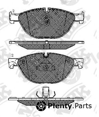  NiBK part PN0385 Brake Pad Set, disc brake