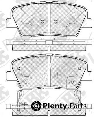  NiBK part PN0415 Brake Pad Set, disc brake