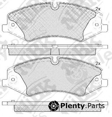  NiBK part PN0488 Brake Pad Set, disc brake