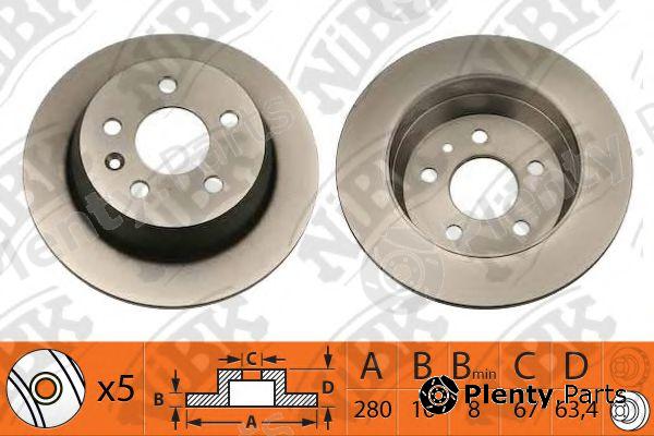  NiBK part RN1080 Brake Disc