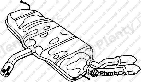  BOSAL part 233-121 (233121) End Silencer