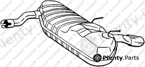  BOSAL part 185-121 (185121) End Silencer