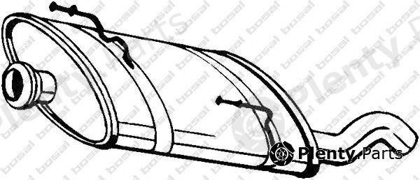  BOSAL part 190-873 (190873) End Silencer