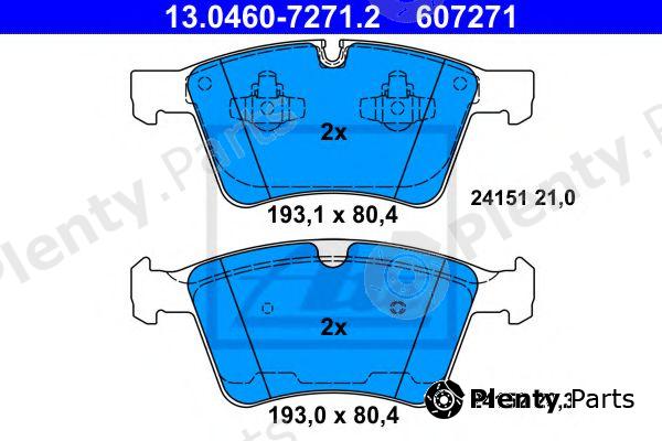 ATE part 13.0460-7271.2 (13046072712) Brake Pad Set, disc brake