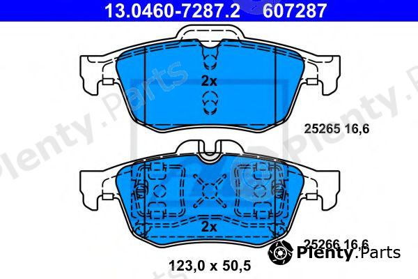  ATE part 13.0460-7287.2 (13046072872) Brake Pad Set, disc brake