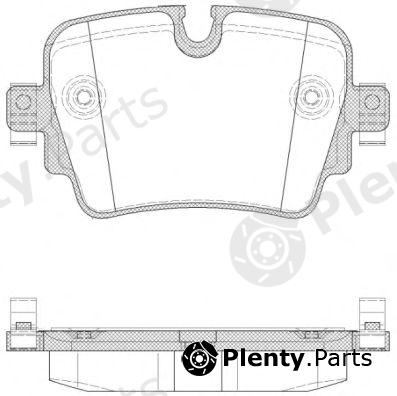  REMSA part 1572.00 (157200) Brake Pad Set, disc brake
