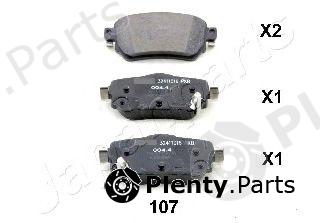  JAPANPARTS part PP-107AF (PP107AF) Brake Pad Set, disc brake
