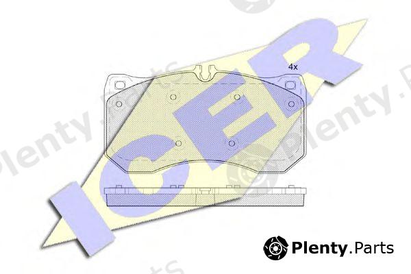  ICER part 182185 Brake Pad Set, disc brake