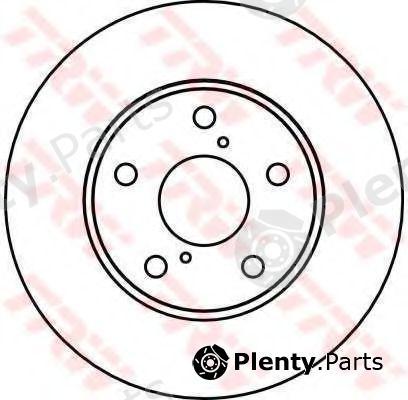  TRW part DF4114 Brake Disc