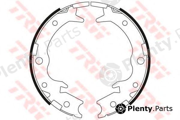  TRW part GS8697 Brake Shoe Set, parking brake