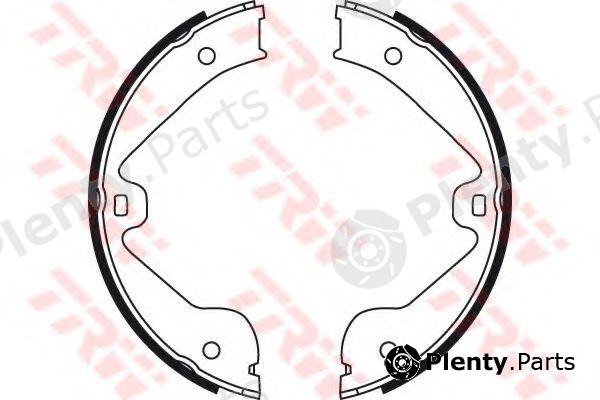  TRW part GS8718 Brake Shoe Set, parking brake