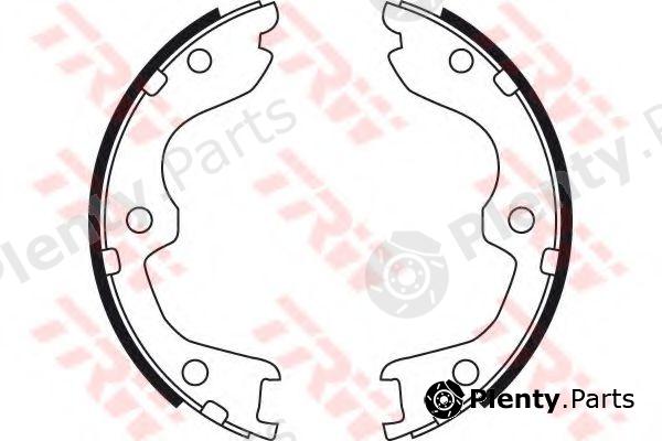  TRW part GS8730 Brake Shoe Set, parking brake
