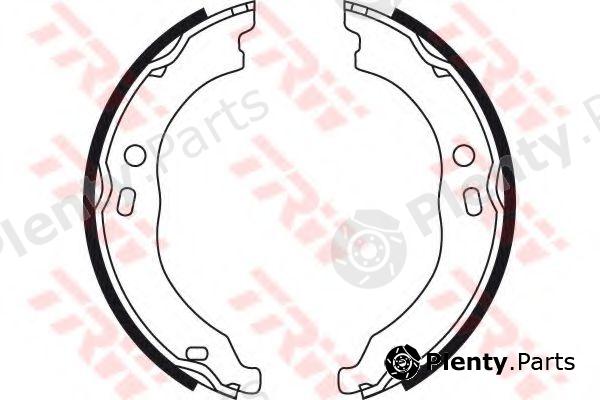  TRW part GS8744 Brake Shoe Set, parking brake