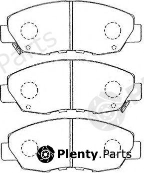  AISIN part C1N035 Brake Pad Set, disc brake