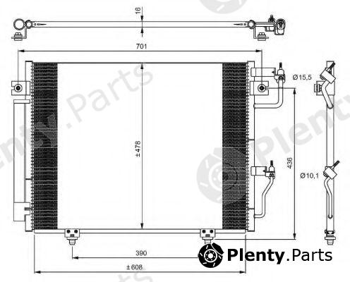  NRF part 350049 Condenser, air conditioning