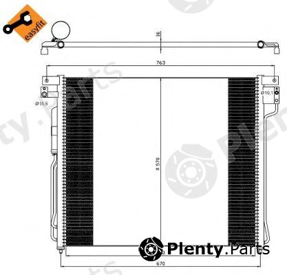  NRF part 35582 Condenser, air conditioning