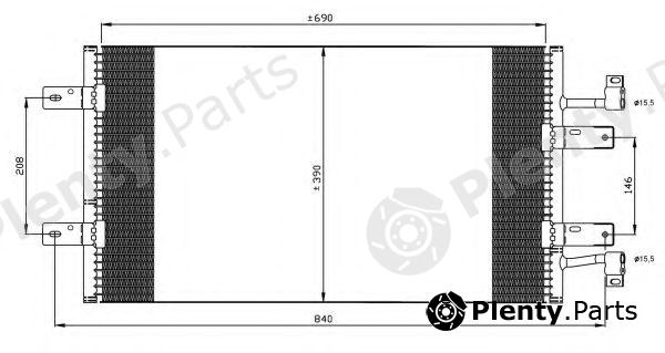  NRF part 35900 Condenser, air conditioning