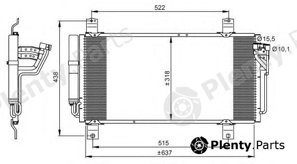  NRF part 35949 Condenser, air conditioning