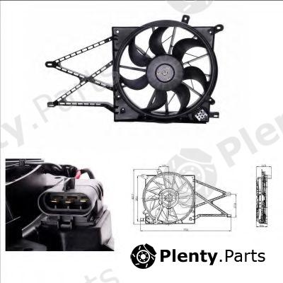  NRF part 47015 Fan, radiator