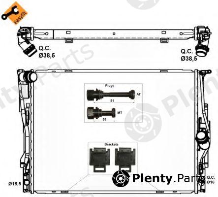  NRF part 53474 Radiator, engine cooling