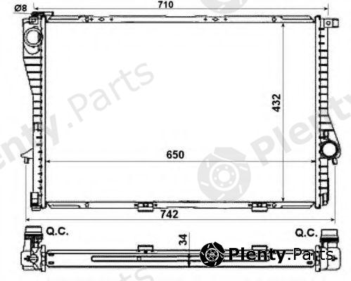  NRF part 55321 Radiator, engine cooling
