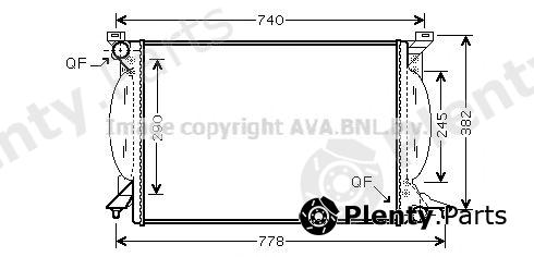  AVA QUALITY COOLING part AIA2206 Radiator, engine cooling