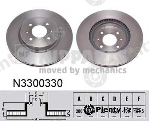  NIPPARTS part N3300330 Brake Disc