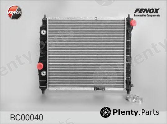  FENOX part RC00040 Radiator, engine cooling