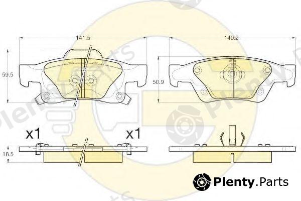  GIRLING part 6144482 Brake Pad Set, disc brake