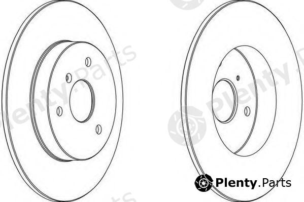  WAGNER part WGR1111-1 (WGR11111) Brake Disc