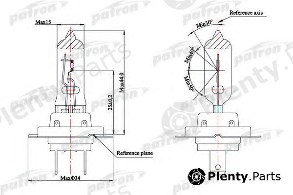  PATRON part PLH7-12/55 (PLH71255) Bulb, fog light