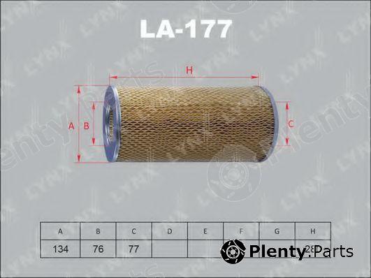  LYNXauto part LA177 Air Filter