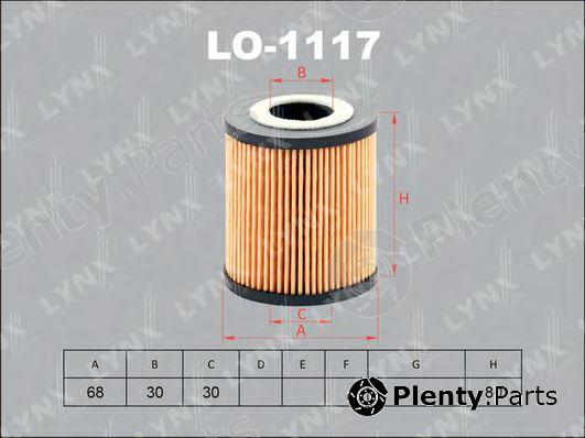  LYNXauto part LO1117 Oil Filter